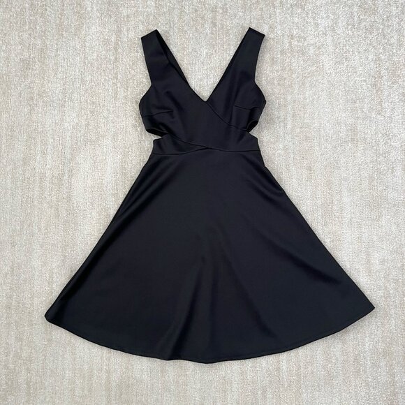 3 for $6 Love Republic Summer Cocktail Cutout Black Mini Dress - Picture 1 of 8